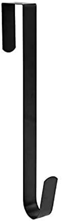 Sattiyrch 15 Inch Sturdy Steel Wreath Hanger Hook Black