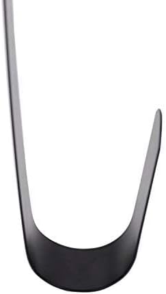 Sattiyrch 15 Inch Sturdy Steel Wreath Hanger Hook Black