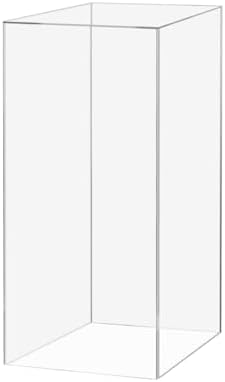 Clear Acrylic Display Cube Pedestal 12x12x32 Inch