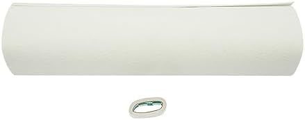 DYNAMI White Thick Carpet Runner 3x33ft 360 GSM Runway Rug