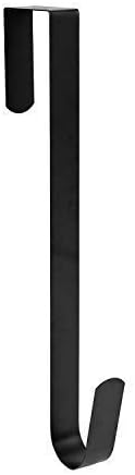 Sattiyrch 15 Inch Sturdy Steel Wreath Hanger Hook Black