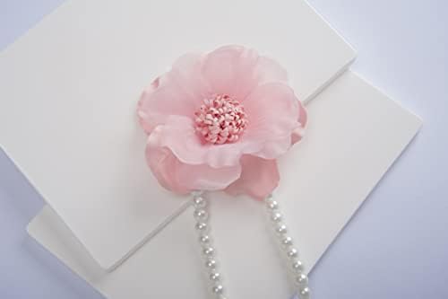 SUQ I OME 2 Pack Magnetic Curtain Tiebacks with Flowers