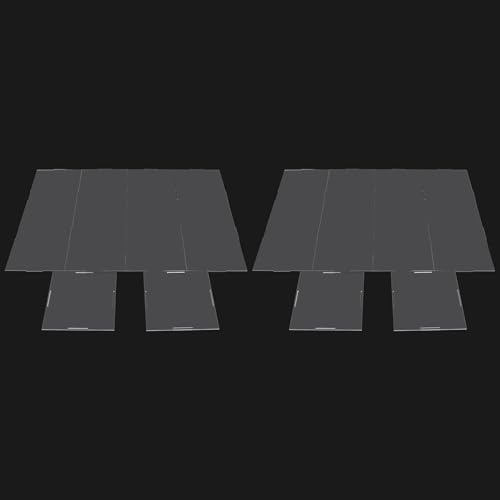 2 Pack Acrylic Pedestal Display for Home Decor