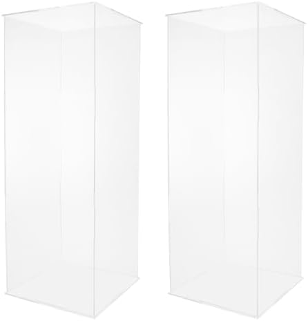 2 Pack Acrylic Pedestal Display for Home Decor