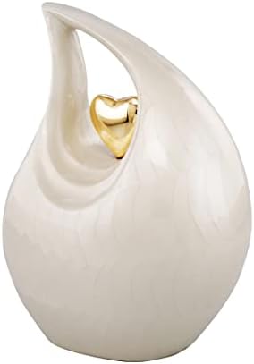 Heart of Love Cremation Urn for Human Ashes