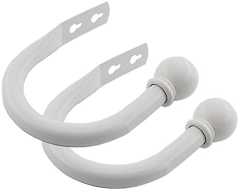 Ulifestar Decorative Curtain Holdbacks Hooks White