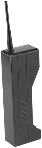 Retro Brick Cell Phone Ornament in Black