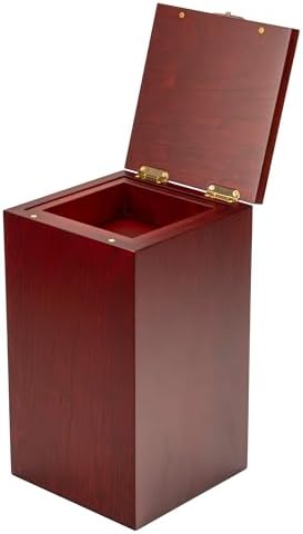 Solid Cherry Wood Cremation Urn for Adult Ashes 250 Cubic Inches