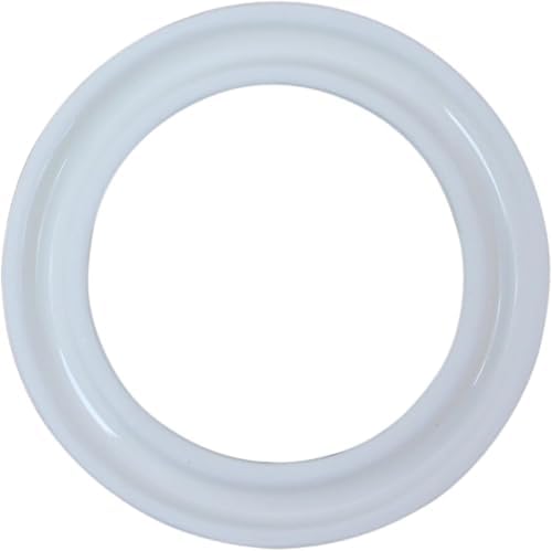 White Ceramic Light Bulb Diffuser Ring with Fragrance Vial