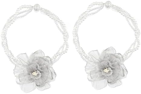 SUQ I OME Pearl Beaded Magnetic Curtain Tiebacks 1 Pair
