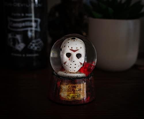Silver Buffalo Friday The 13th Jason Mask Snow Globe