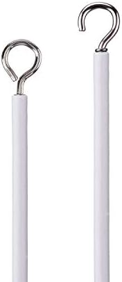 Shappy Curtain Wire with Self-Adhesive Hooks 6 Meter 8 Pairs