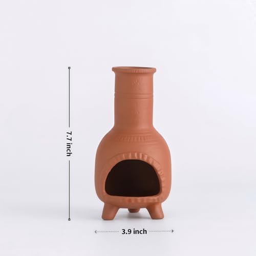 Zynzthos Handmade Terracotta Incense Holder Burner