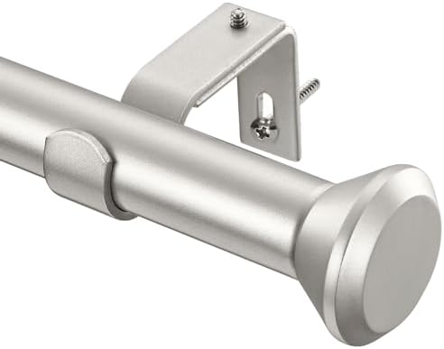 Heavy Duty Curtain Rods for Windows 28-48 Inches with Diamond Finials