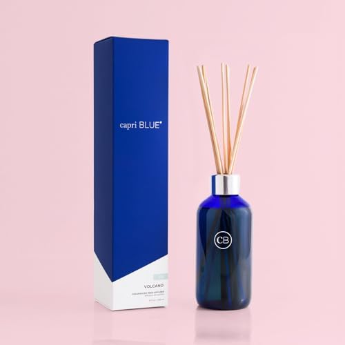 Capri Blue Volcano Reed Diffuser Set - Cobalt Blue 8 fl oz