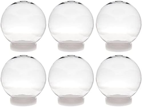 Creative Hobbies 5 Inch DIY Snow Globe Set of 6