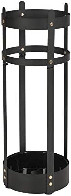 SONGMICS Steel Round Umbrella Stand with Drip Tray