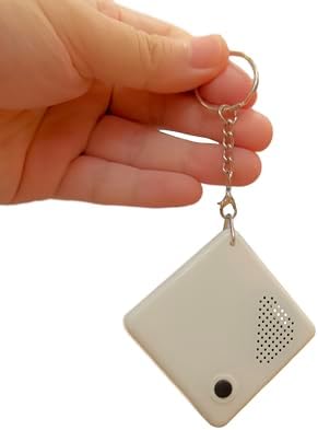 Bejamy Portable Talking Alarm Clock Keychain with Sleep Mode