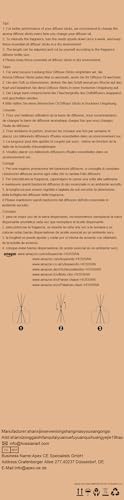 HOSSIAN 50pcs Black Reed Diffuser Sticks
