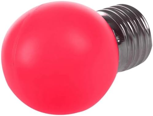 6X E27 LED Light Warm Red Bulb Plastic Bulb