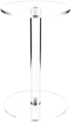 Plymor Clear Acrylic Round Riser Display Stand
