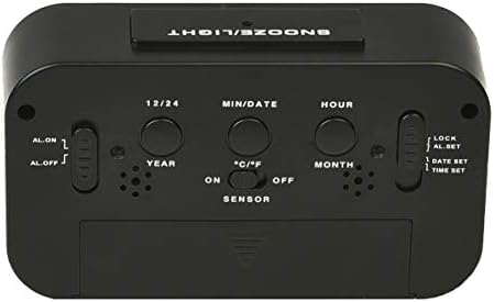 RCA Portable Alarm Clock with Auto Night Light
