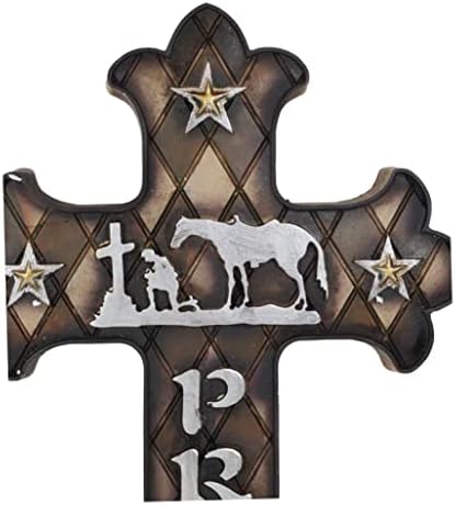 Ebros Gift Inspirational Wall Cross Sculpture