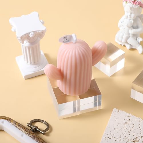 DIVINA VITAE 16Pcs Acrylic Display Risers for Jewelry and Collectibles