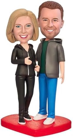 Custom Bobblehead Figurine for Couples Handmade Personalized Sculpture