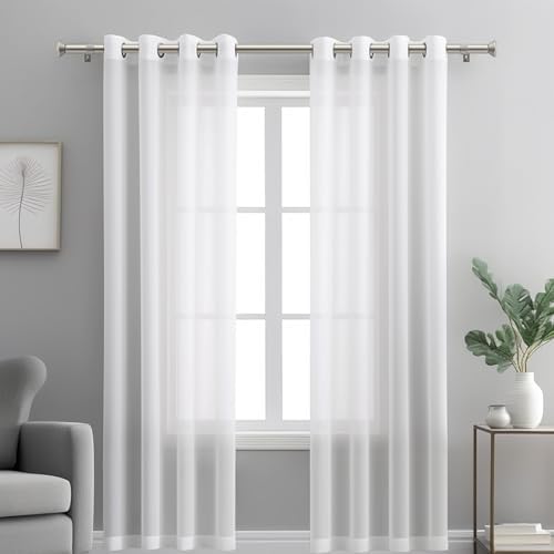 Heavy Duty Curtain Rods for Windows 28-48 Inches with Diamond Finials