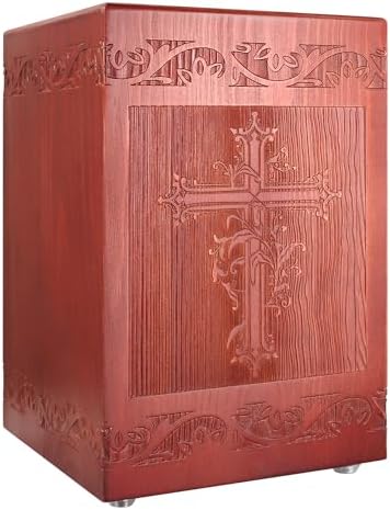 Wooden Cremation Urn for Human Ashes Keepsake