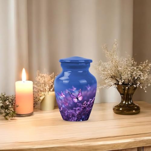 Butterfly Mini Urns for Human Ashes - 3 Inch 4 Pcs