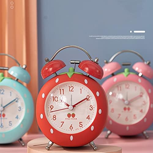 SUNESA Kids Alarm Clock Double Bell Night Light Desk Clock