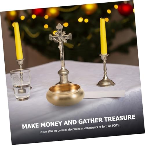VINTORKY Elegant Brass Ashtray and Incense Holder