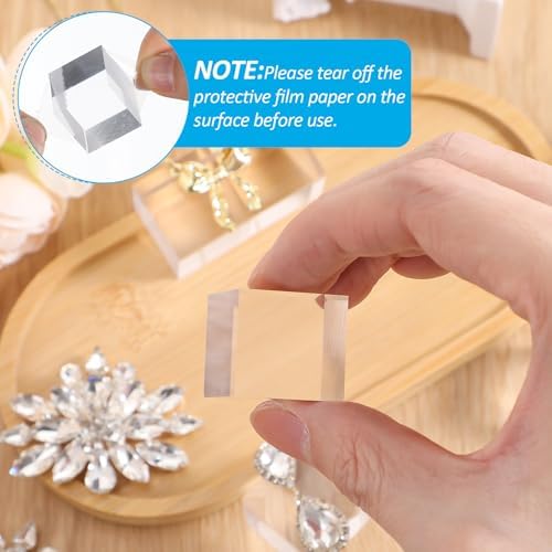 DIVINA VITAE 16Pcs Acrylic Display Risers for Jewelry and Collectibles
