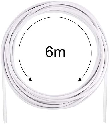 Shappy Curtain Wire with Self-Adhesive Hooks 6 Meter 8 Pairs