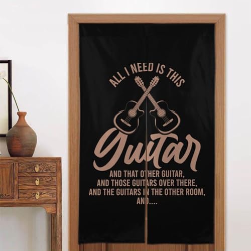 All I Need Is This Guitar And That Other Guitare Blackout Curtains