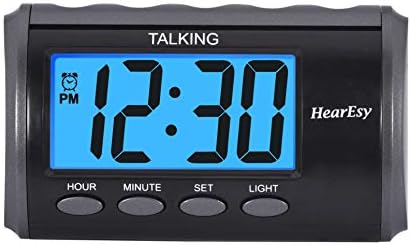 HearEsy Talking Alarm Clock with Large Numbers