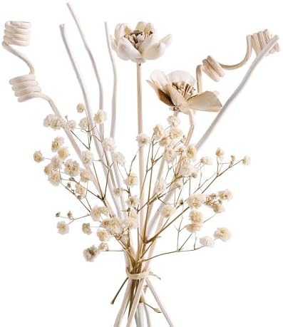 COCORRINA Reed Diffuser Sticks - White Floral Home Decor