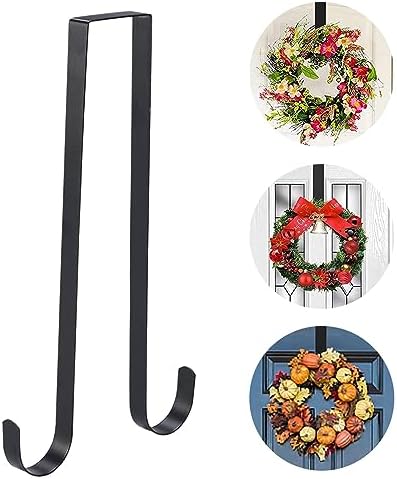 Valcatch Wreath Hanger for Front Door Hooks White
