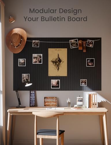 Fluxynara Large Felt Bulletin Board 48 X 36 12 Pack Black
