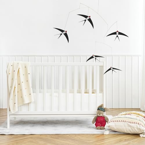Flying Swallows Hanging Mobile Set of 5