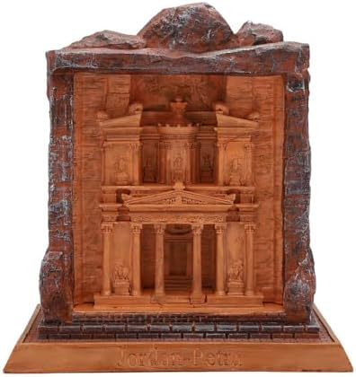 Petra Ancient City Resin Statue for Home Decor