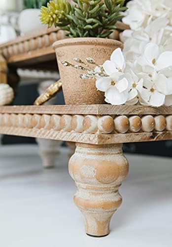 Farmhouse Style Wooden Risers for Decor Large 12x16 Inch