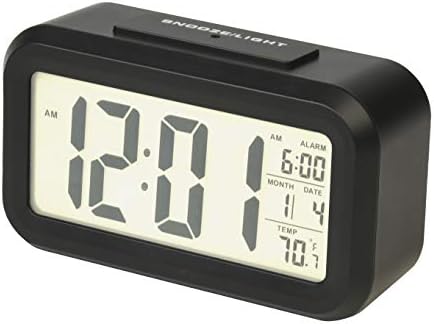 RCA Portable Alarm Clock with Auto Night Light
