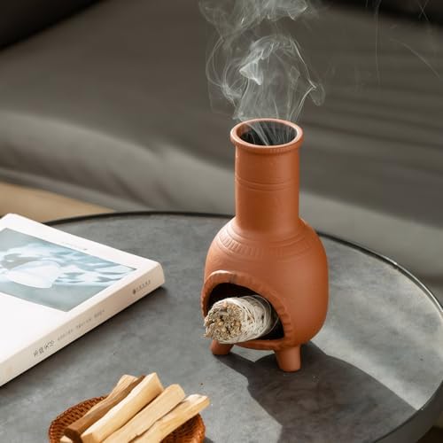 Zynzthos Handmade Terracotta Incense Holder Burner