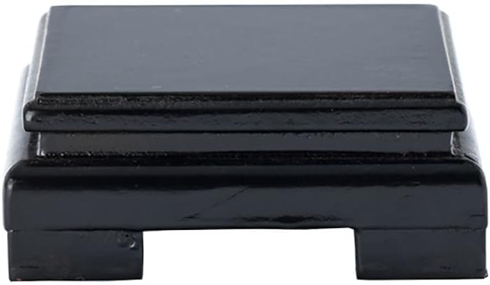GOLDYWENDY Square Wooden Pedestal Plant Stand