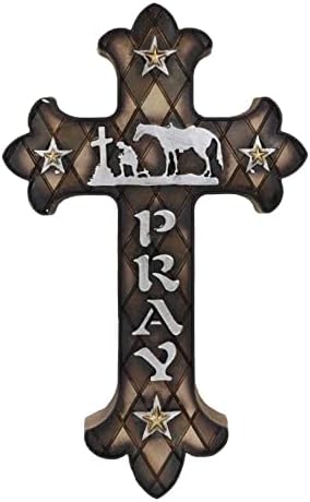 Ebros Gift Inspirational Wall Cross Sculpture