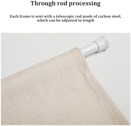 Traditional Japanese Style Door Curtain with Telescopic Rod