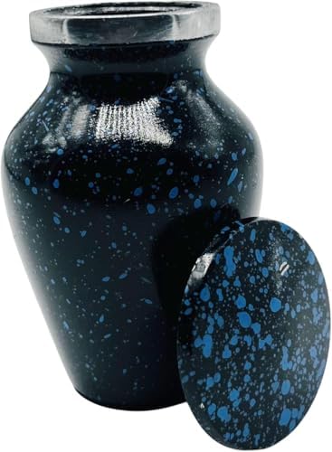 Decorative Urn with Velvet Box and Mini Marble Finish